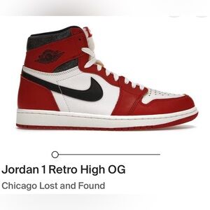 Nike Jordan 1 Retro High OG “Chicago Lost and Found”